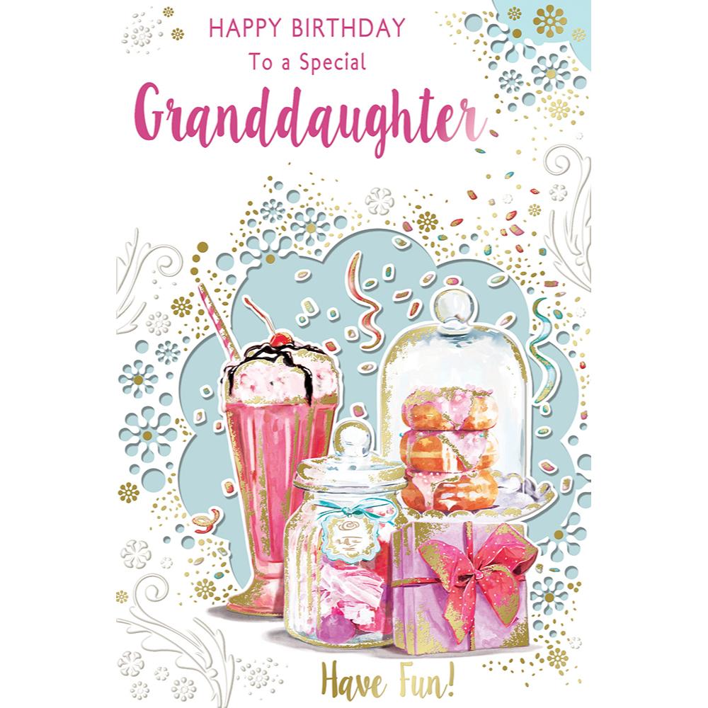 To a Special Granddaughter Have Fun Celebrity Style Birthday Card