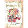Best Wishes On Your Anniversary Celebrity Style Greeting Card