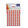 Pack of 490 8mm Red Labels