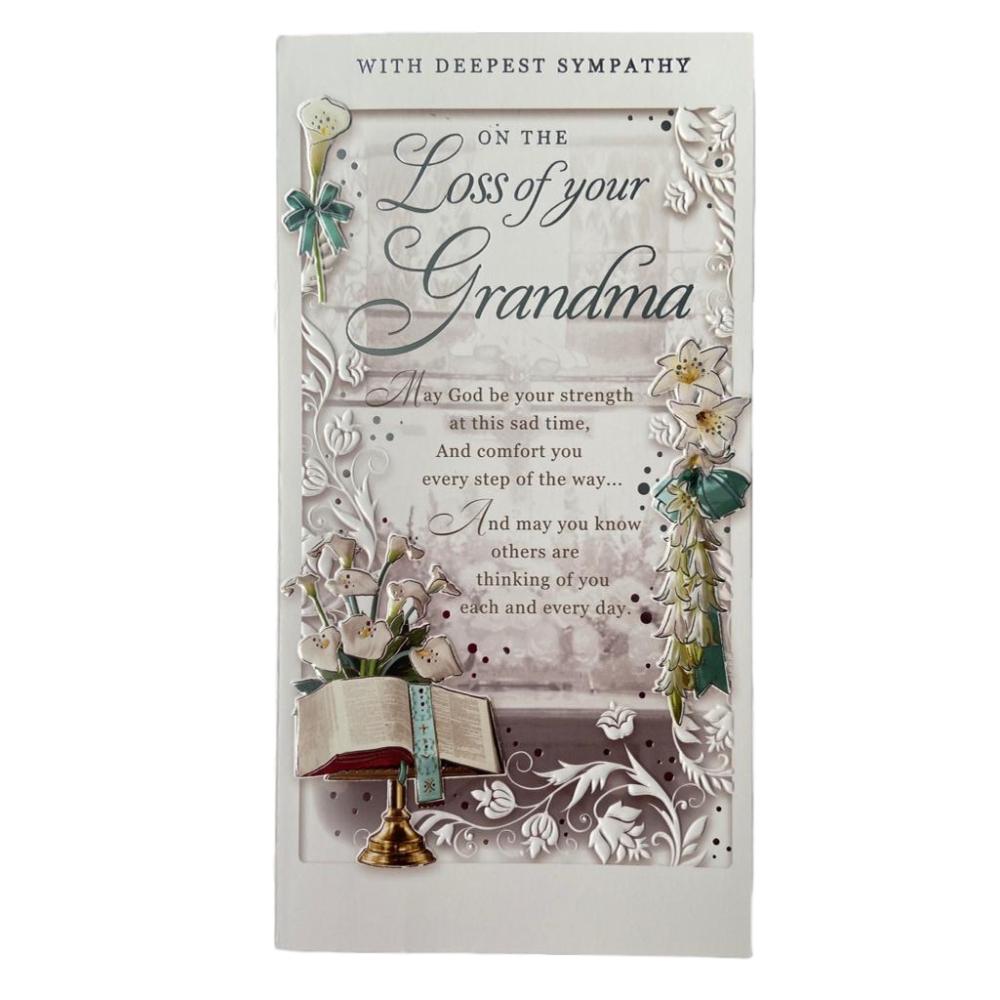 Loss of Grandma Deepest Sympathy Opacity Card