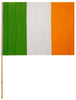 Eire Nylon Hand Flag with 62cm Wood Stick