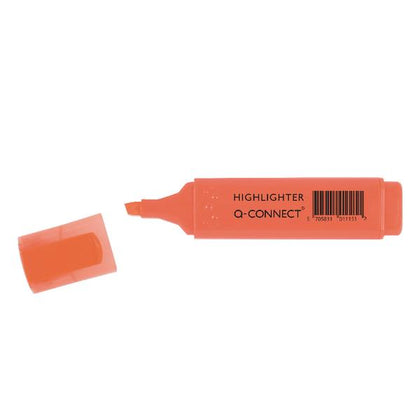 Pack of 10 Orange Highlighter Pens
