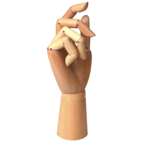 12" Wooden Right Hand Manikin