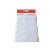 Pack of 120 White 19x25mm Rectangular Labels - Adhesive Stickers