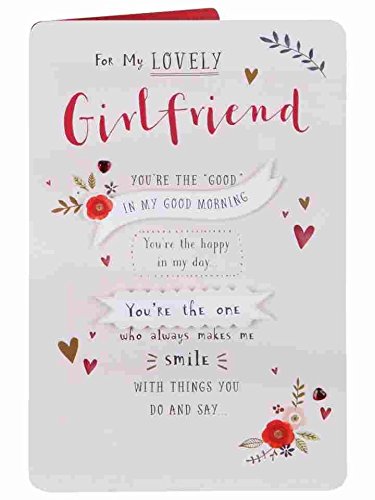 Lovely Girlfriend The Happy In My Day Valentine's Day Card – Evercarts