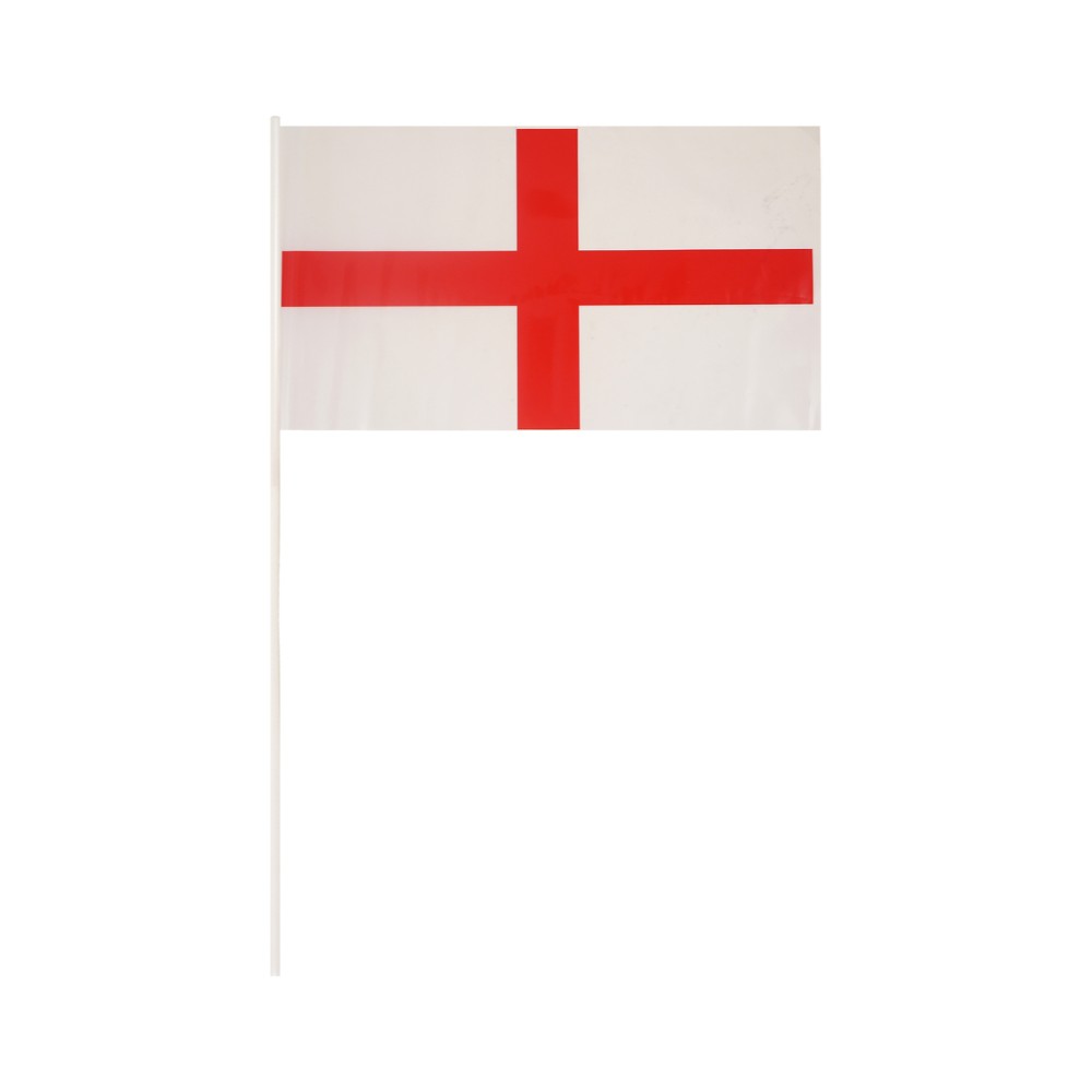 St George Pvc Hand Flag with 40cm Stick