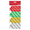 Pack of 40 Foiled Christmas Luggage Tags