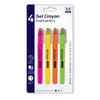 Pack of 4 Gel Crayon Highlighters