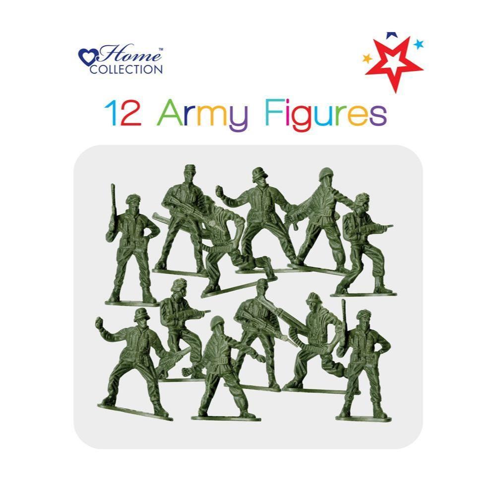 Pack of 12 Army Figures