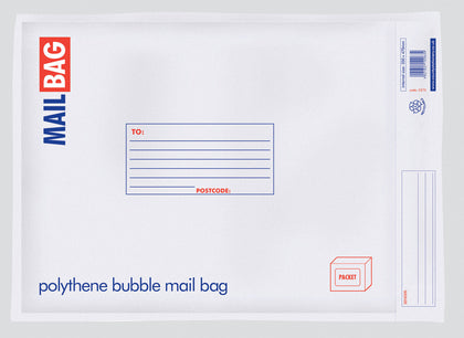 Pack of 10 Extra Large Polythene Bubble Mail Bags
