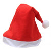 Adult Santa Hat with Bobble and Trim