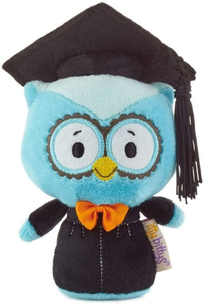 Itty Bittys Graduation Keepsake Plush Owl Soft Toy