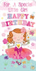 For a Special Little Girl Open Birthday Luxury Gift Money Wallet Card