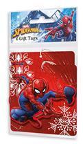 Pack of 6 Marvel Spiderman Design Christmas Gift Tag