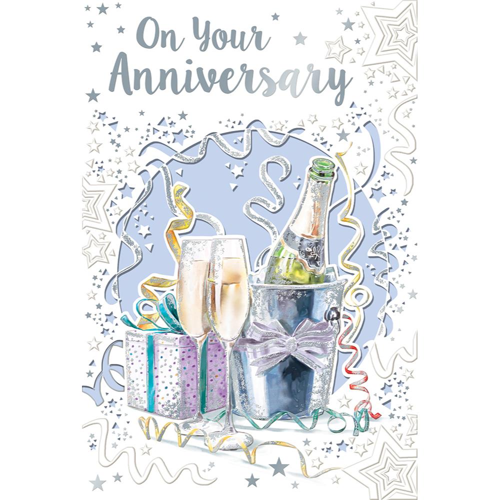 On Your Anniversary Open Anniversary Celebrity Style Greeting Card