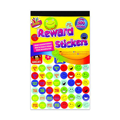 Pack of 500 Assorted Reward Stickers