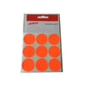 Pack of 36 Fluorescent Red 29mm Round Labels - Stickers