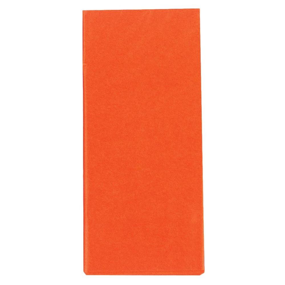 Orange Crepe Paper Folded 1.5m x 50cm