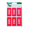 Pack of 42 SOLD 25x50mm Printed Labels