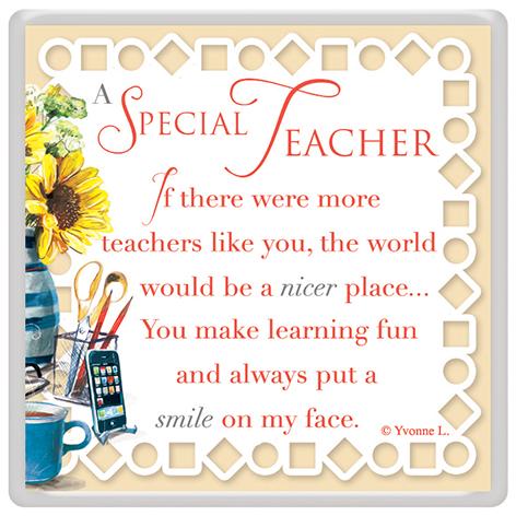 A Special Teacher Celebrity Style World's Best Magnet