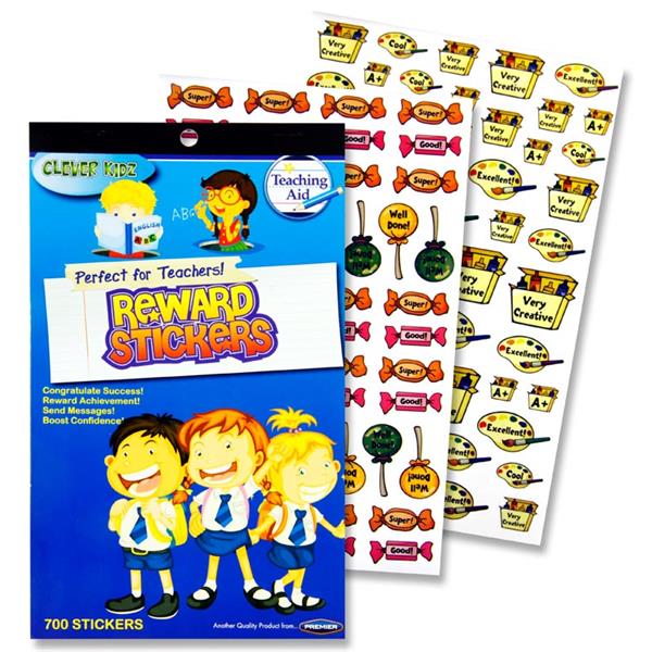 Book of 700+ Teachers Reward Stickers by Clever Kidz