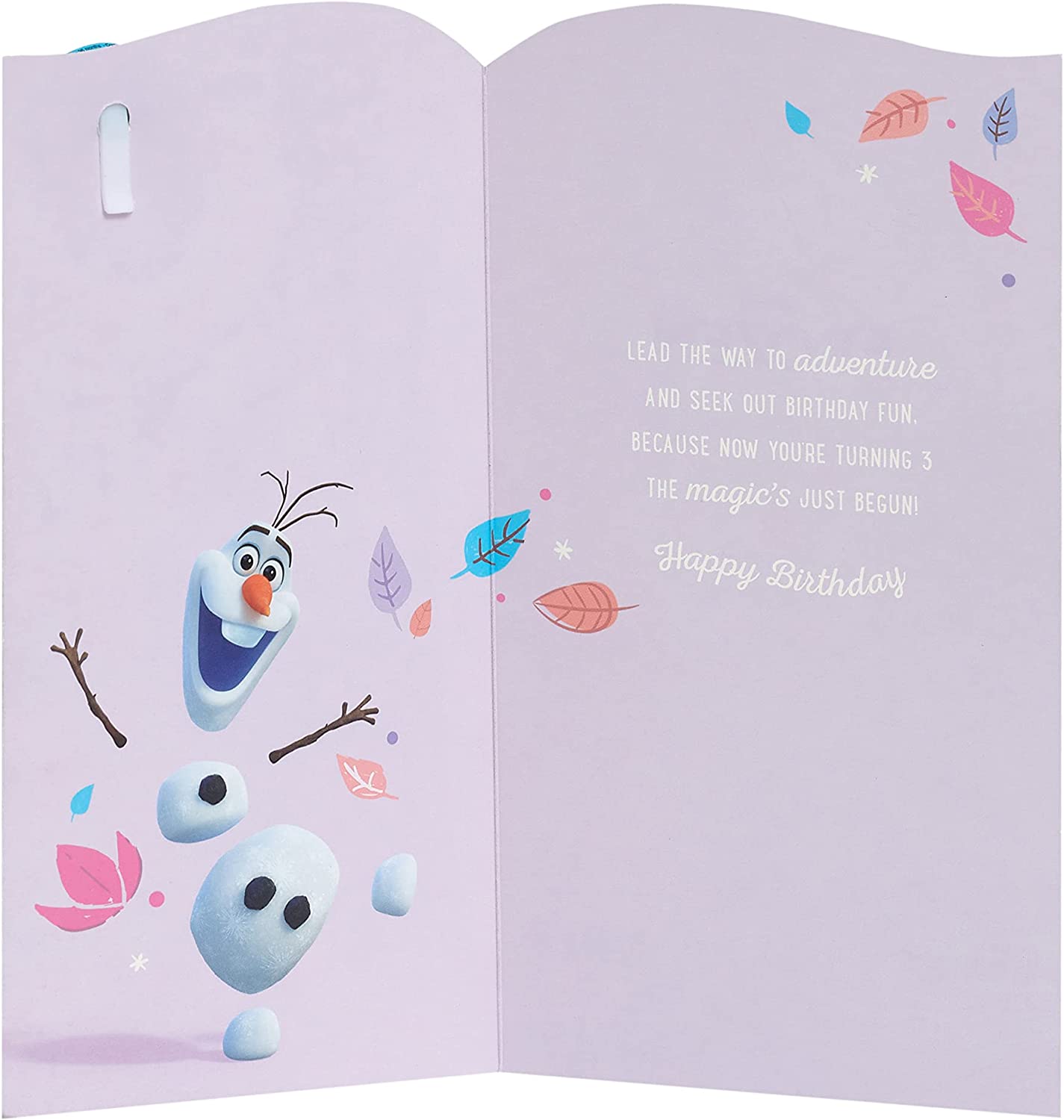 You're 3 Disney Frozen Princess Elsa Birthday Card with Badge – Evercarts